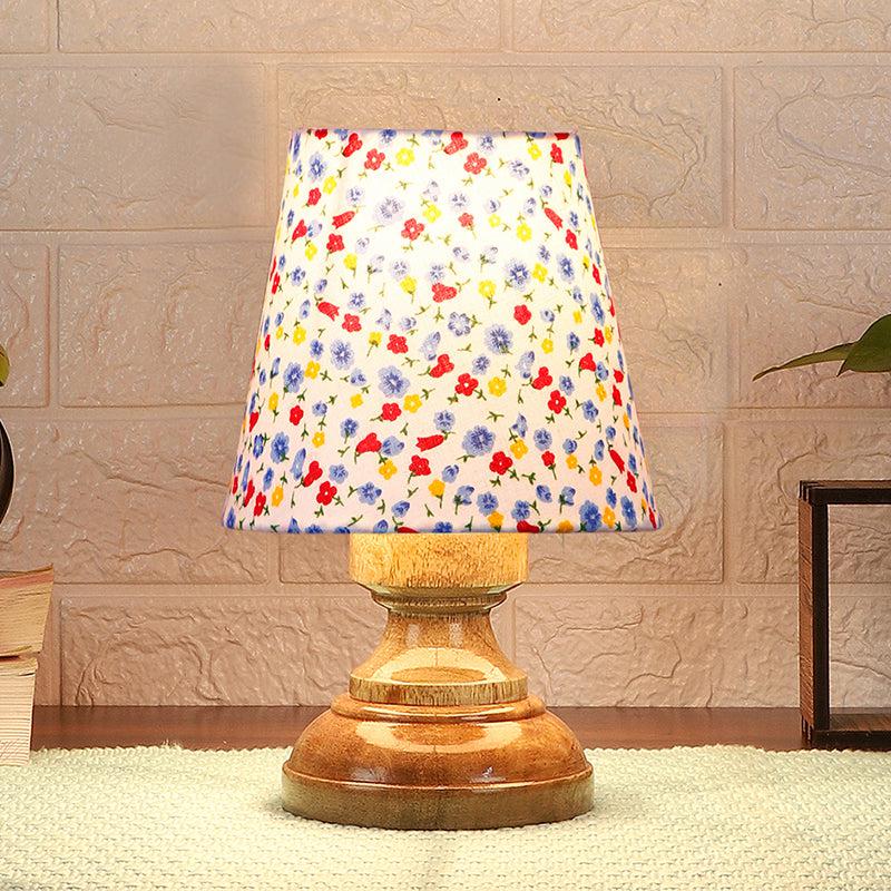 Harolda Color Splash Fabric Table Lamp - Multicolor