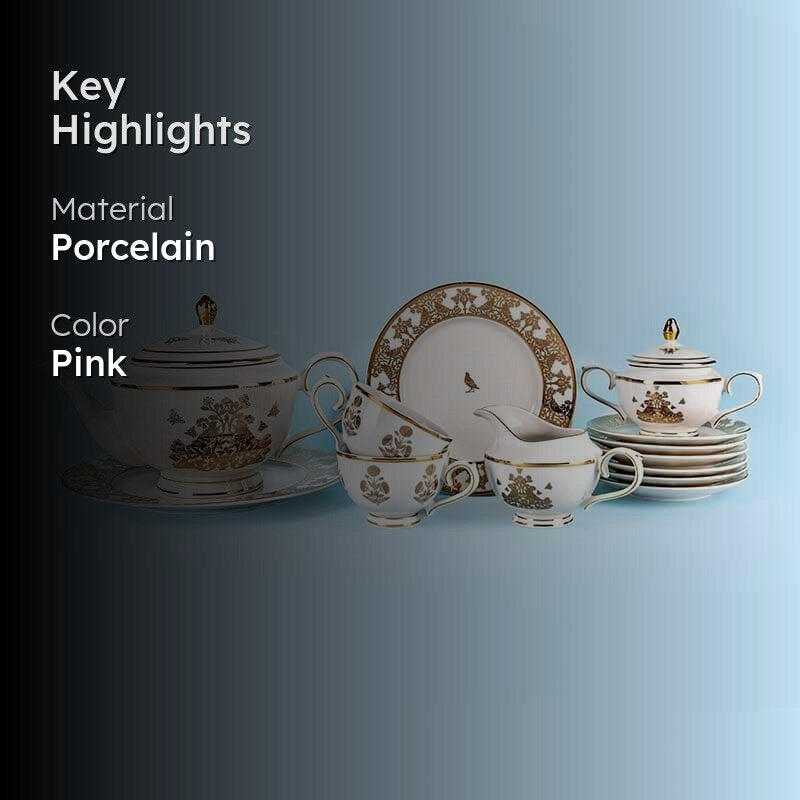 Golden Bird Tea Set With Snacks Service media 2