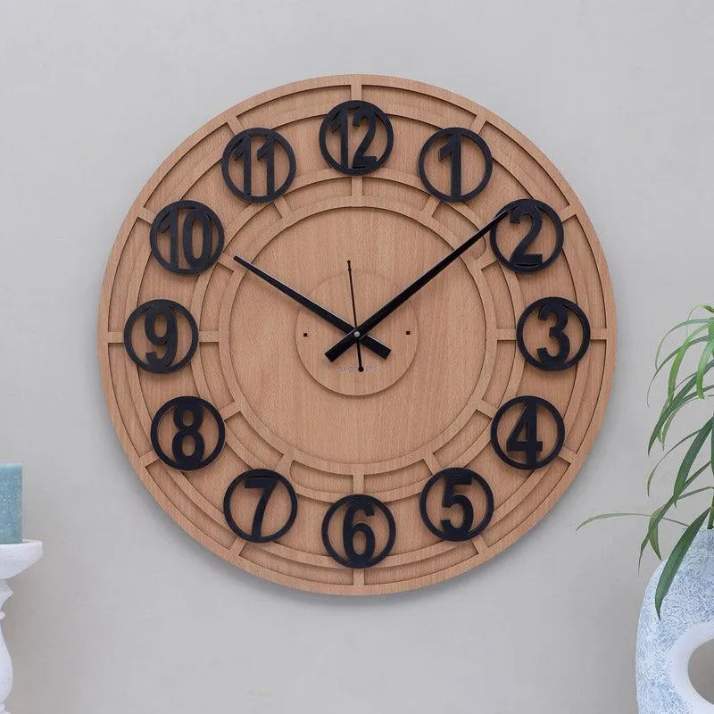 Balencia Wall Clock - Brown media 1