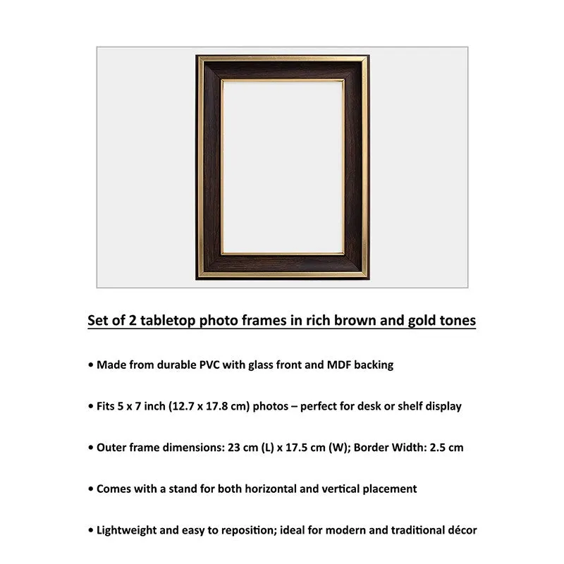 Aegean PVC Photo Frames - Set Of Two - 7