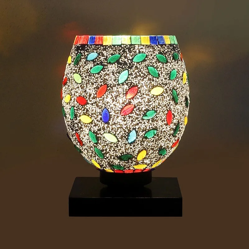 Rayen Mosaic Glass Table Lamp - Multicolor media 7