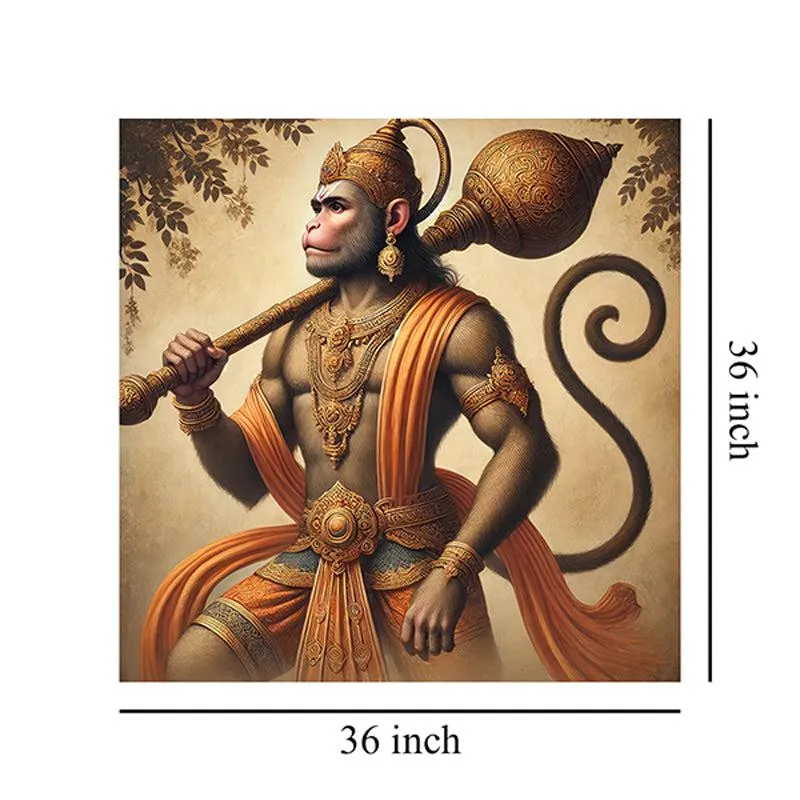 Hanumanta Shoora Wall Painting media 7