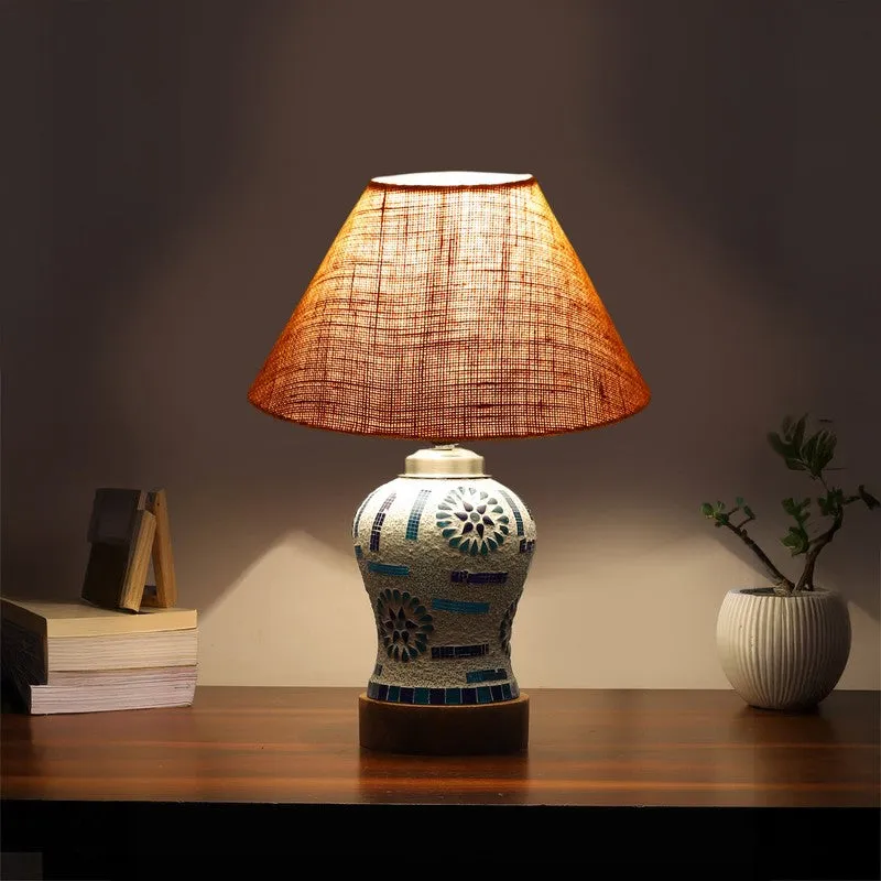 Zenvia Glow Wooden Table Lamp - Multicolor media 1