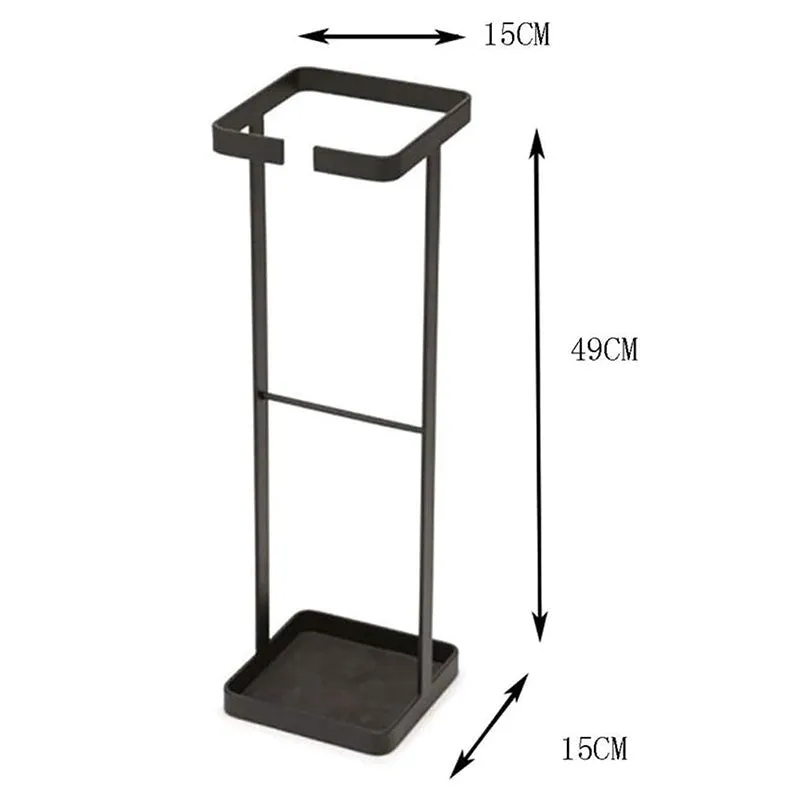 Foundry Metal Umbrella Stand - Black media 7