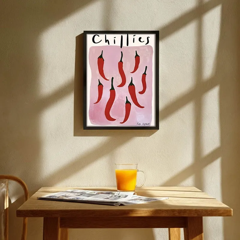 Bold Botanica Archival Canvas Wall Art - Black media 1