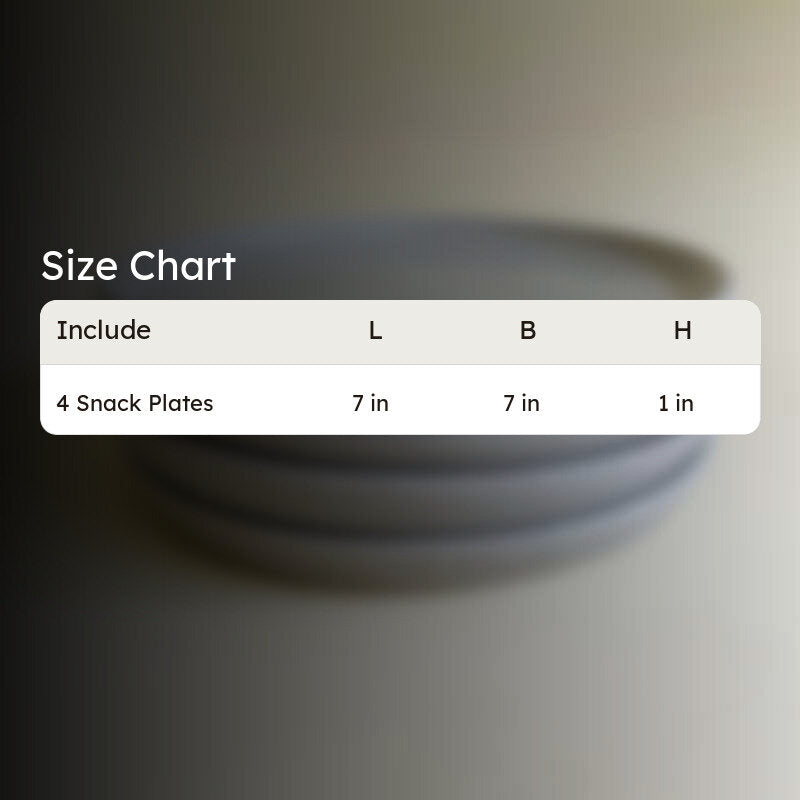 Aurale Ceramic Quarter Plate (Grey) - Set Of Four media 7