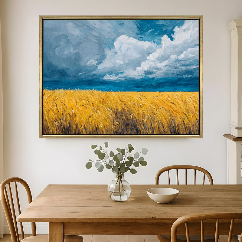 Thunderfield Canvas Wall Painting With Frame