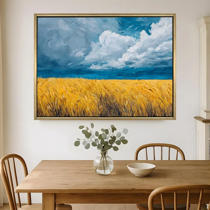 Thunderfield Canvas Wall Painting With Frame media 1