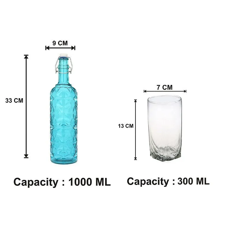 Dash 1000 mL Water Bottle With 300 mL Glasses - Five Piece Set media 7
