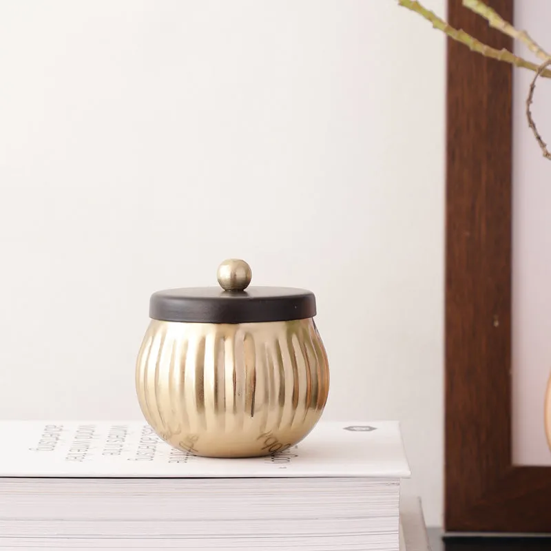 Rava Storage Jar - Gold media 1