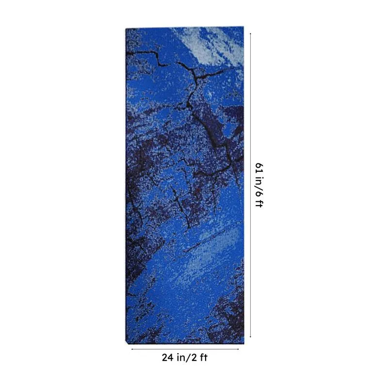 Edith Abstract Micro Fiber Runner Rug - Blue media 8