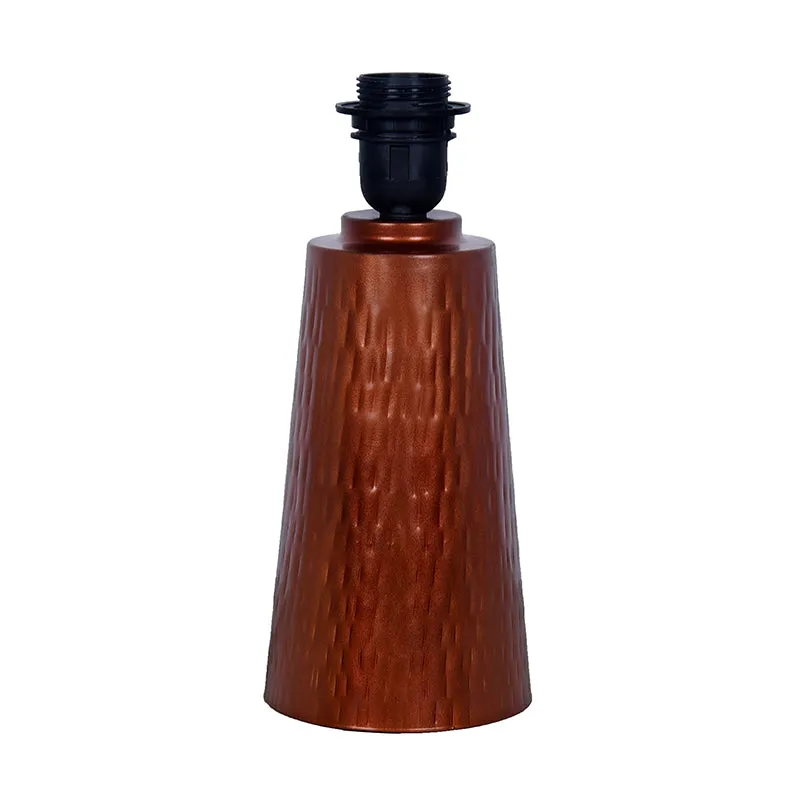 Doodled Savannah Blunt Fabric Table Lamp - Ivory,Brown media 3