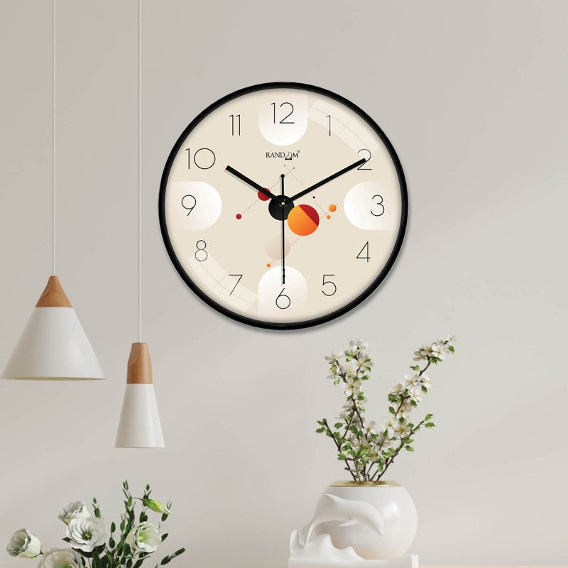Orbit Round Analog Wall Clock - Light Grey