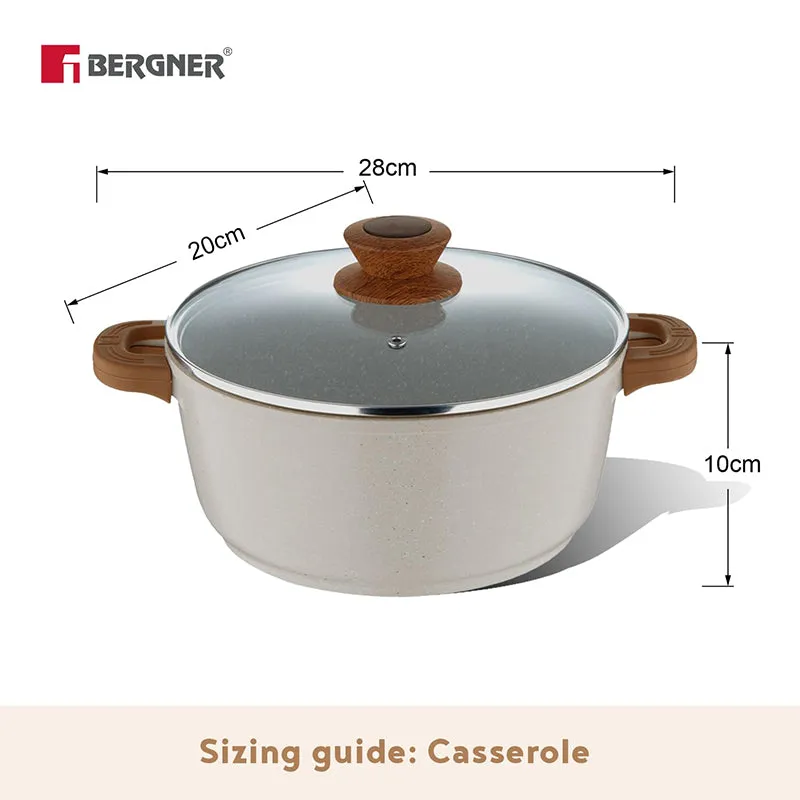 Bergner Smooth Sear Induction Safe Non-Stick Cooking Pot With Lid (20 cm) - Two Piece Set media 6