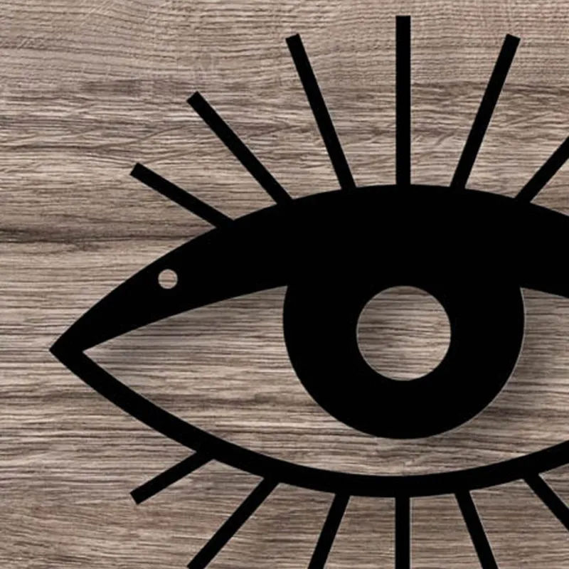 Evil Eye Symbol Mild Steel Wall Accent media 4