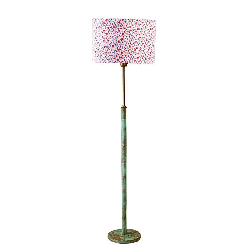 Ocean Mist Wooden Floor Lamp - Multicolor media 5