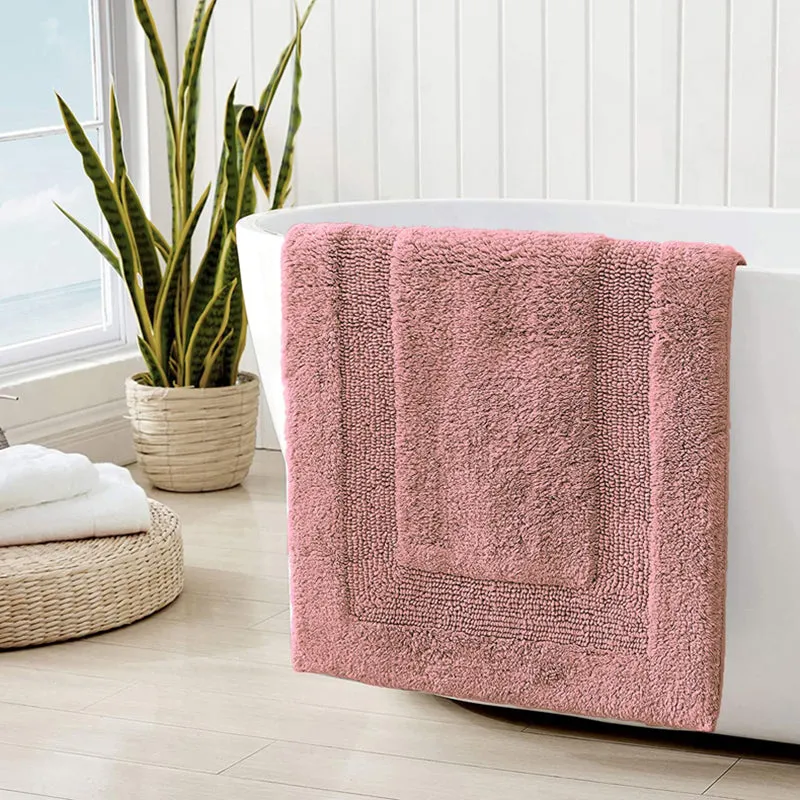 Paris Luxe Reversible Bath Mat - Pink media 4