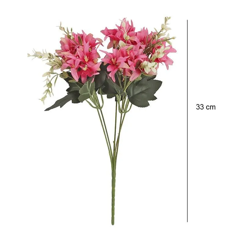 Faux Lily Bunch (Pink) - Set Of Two media 5