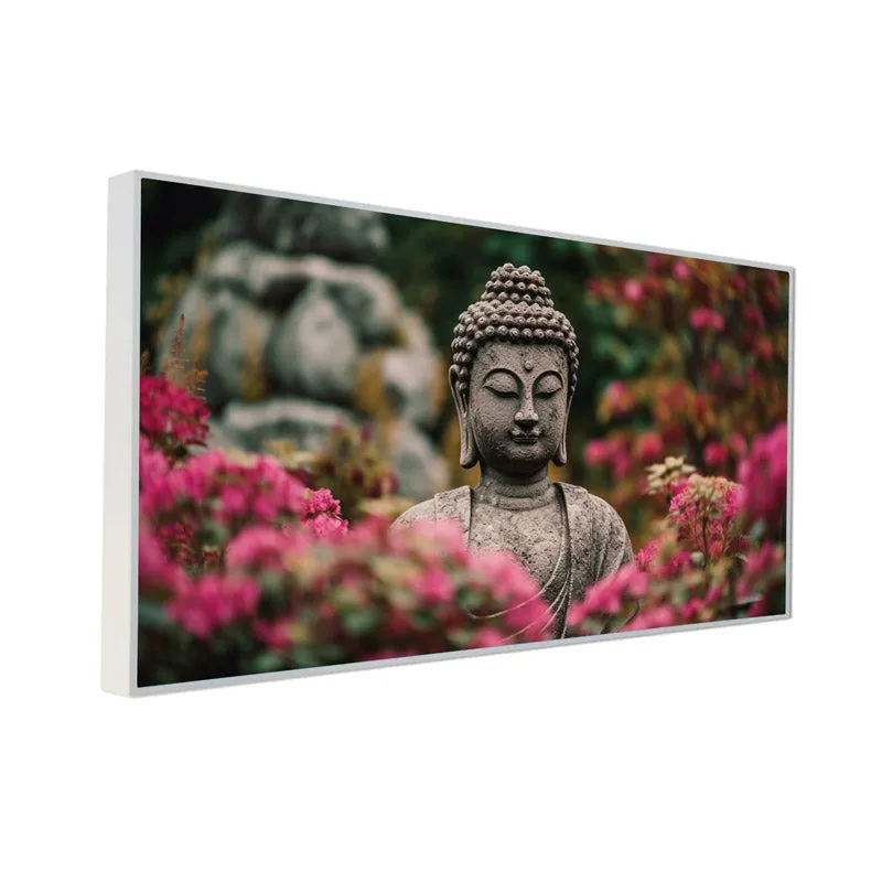 Buddha Statue In Garden Canvas Wall Painting media 6