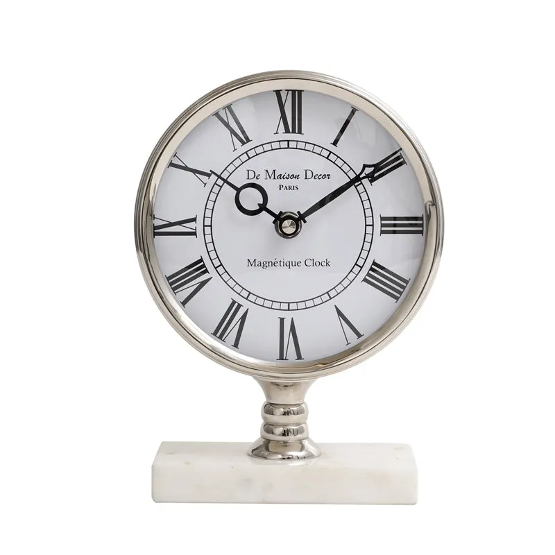 Nexo Table Clock - Silver media 3