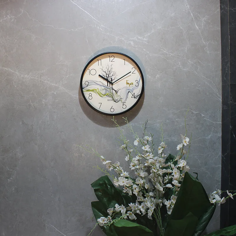 Brush Strokes Wall Clock media 1