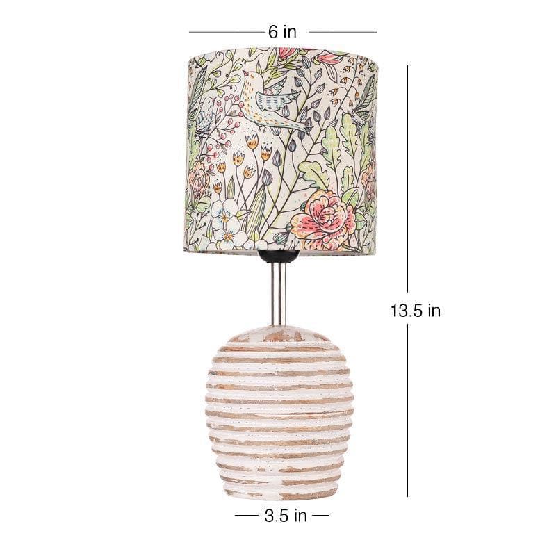 Ethnic Flair Dome Fabric Table Lamp - Multicolor media 5