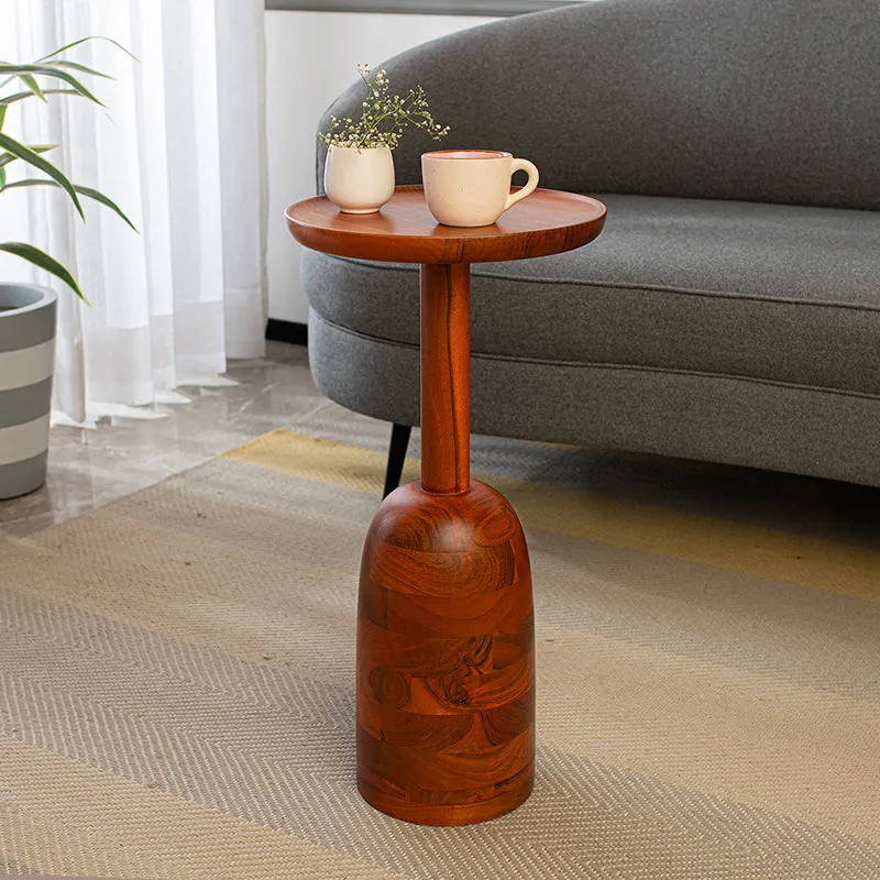 Arturo Acacia Wood Side Table media 1