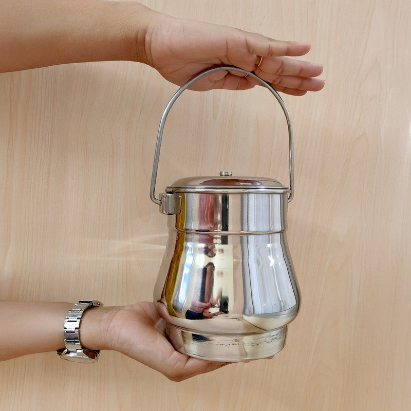 Hive Silver Stainless Steel Container - 1300 mL media 3