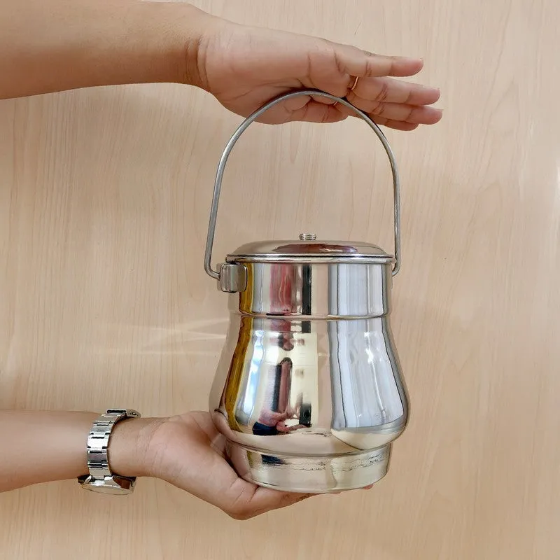 Hive Silver Stainless Steel Container - 1300 mL media 3