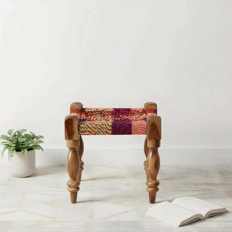 Ivaro Sheesham Wooden Bench - Multicolor media 3