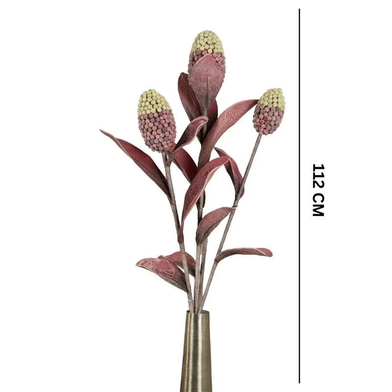Decorative Artificial Corn Stalk Flower - Red media 5