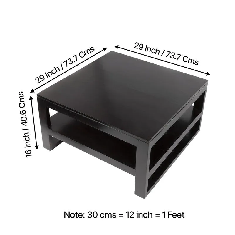 Erixon Sheesham Wooden Center Table - Black media 10