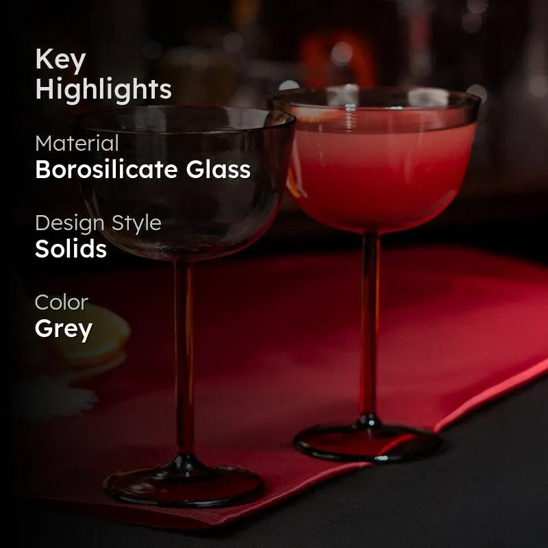 Ruby Radiance Wine Glasses(260 mL) - Set Of Two media 2