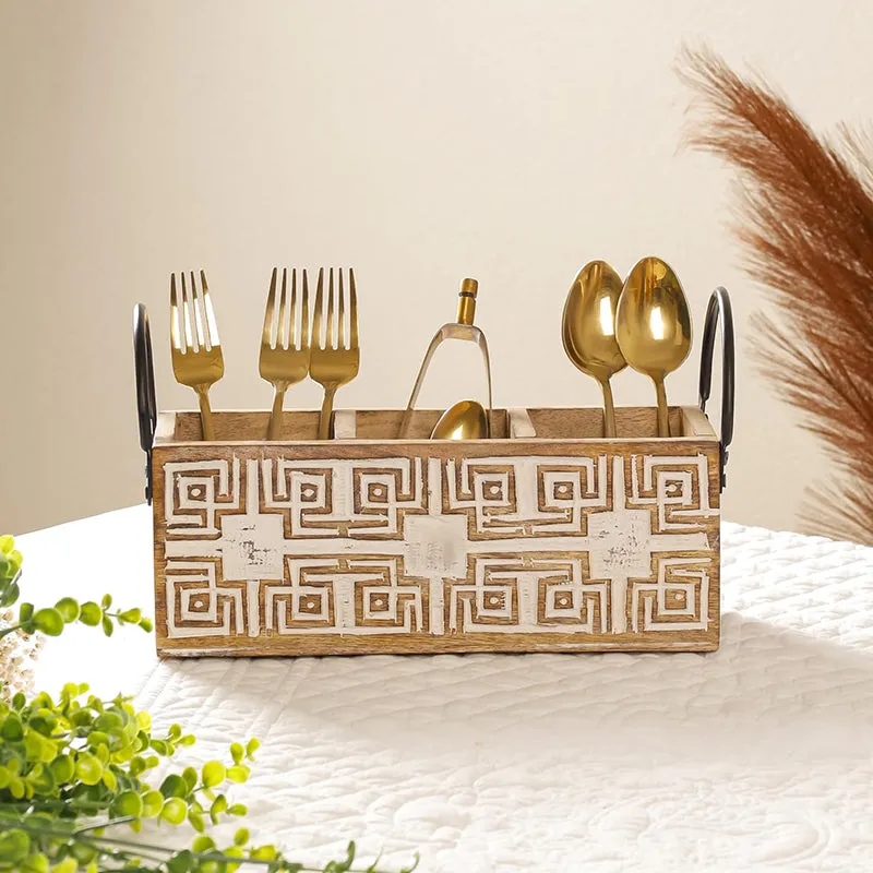 Stack Wood Cutlery Stand media 4