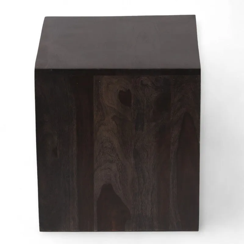 Averox Sheesham Wooden Side & Bedside Table - Taupe media 5