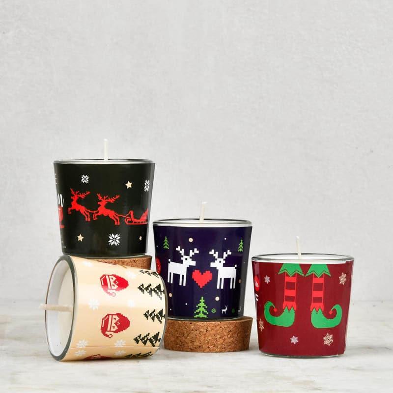 Set of 4 Scented Votive Candles - Oh What Fun! media 4