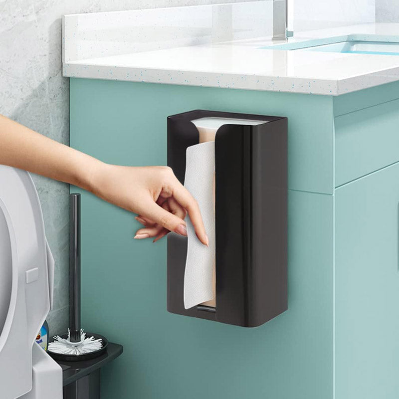 Firro Carbon Steel Wall-Mounted Tissue Dispenser - Black media 4
