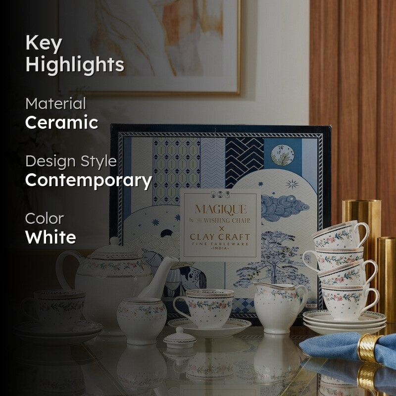BrewAura Tea Set & Tea Pot - Fifteen Piece Set media 2