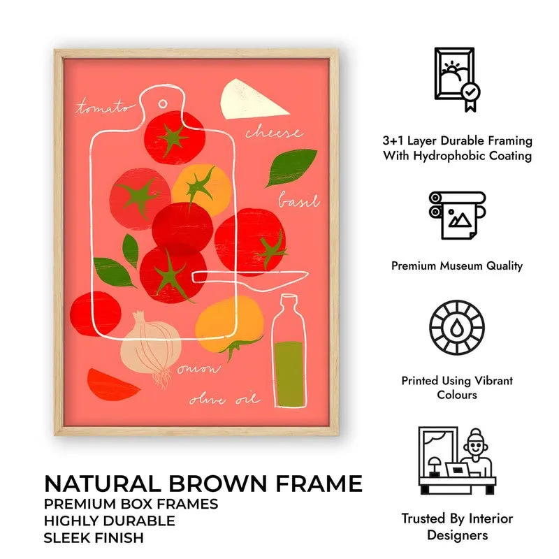 Chopped Splash Archival Canvas Wall Art - Brown media 10