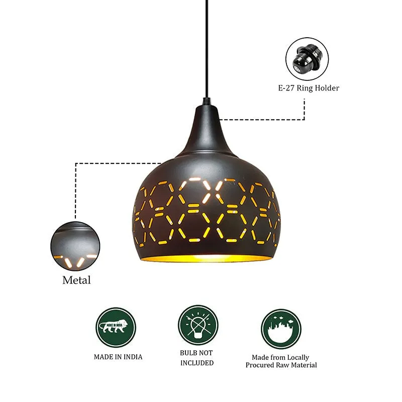 Scintilla Metal Ceiling Lamp - Black media 5