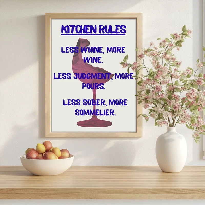 Flavor Font Archival Canvas Wall Art - Brown media 1