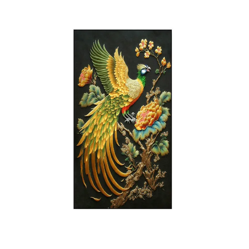 Wonder Pheonix Wall Painting media 4