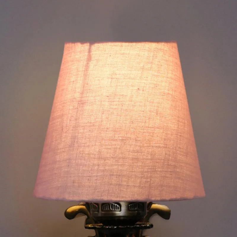 Vista Edrel Conical Fabric & Metal Wall Lamp - Grey media 4