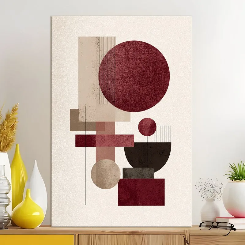 Soft Tone Geometry Canvas Wall Art media 5