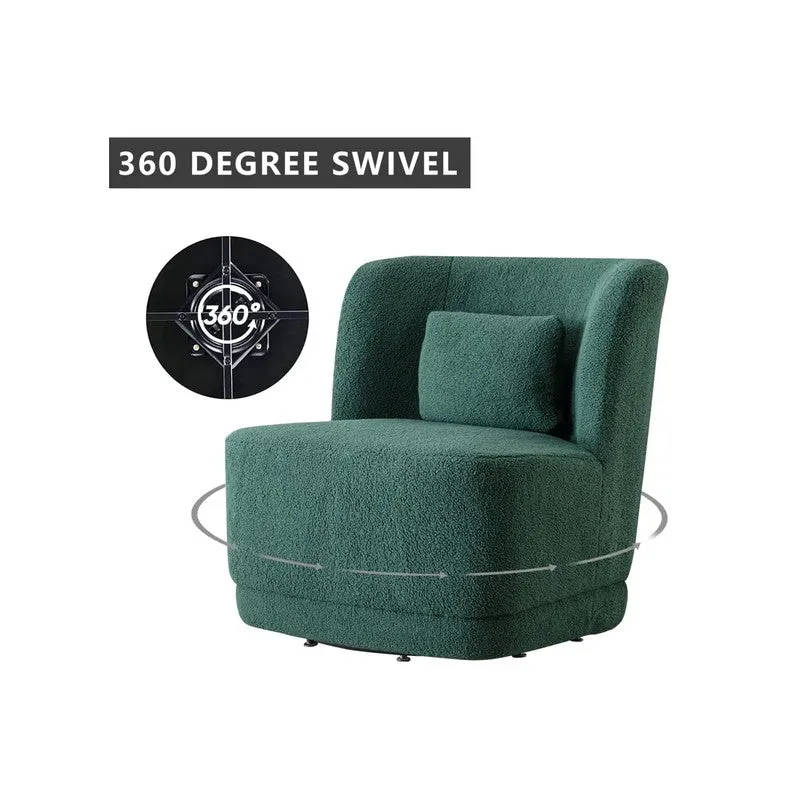 Urbano Neem Wood Accent Chair - Green media 5