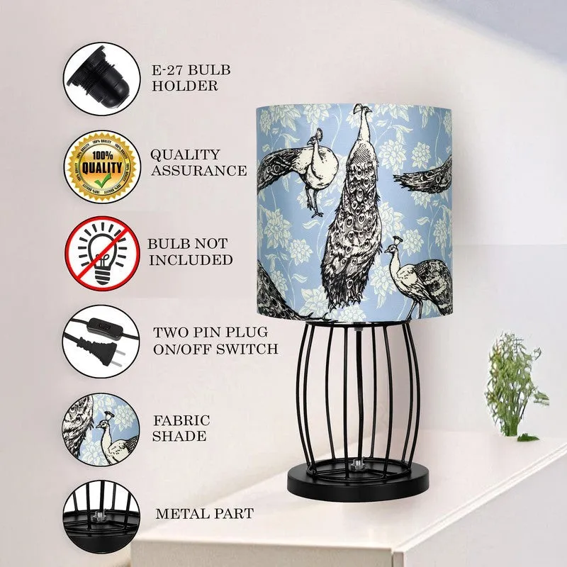 RoyaleAura Elegant Desk Metal Table Lamp - Multicolor media 6