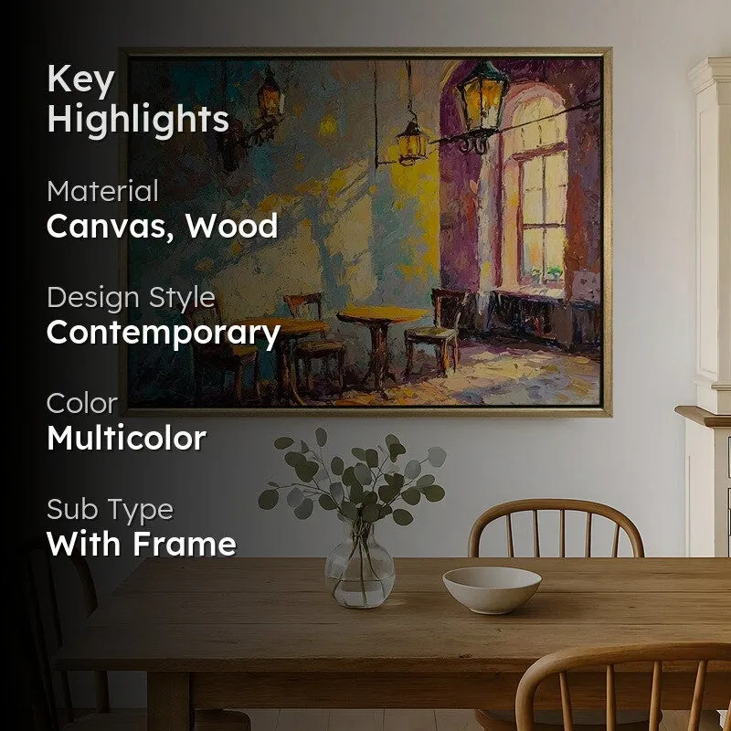 Cafevista Canvas Wall Painting With Frame media 2