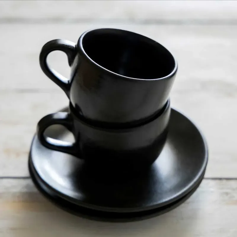 Vinara Handmade Cup & Saucer - 240 ML media 4