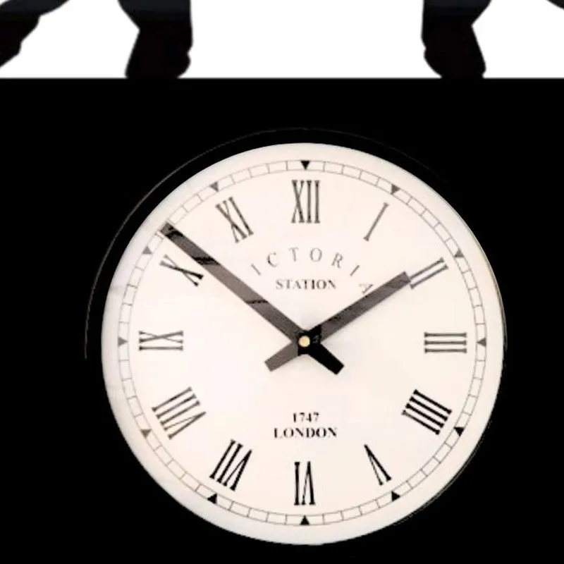 Beatwave Steel Analog Wall Clock - Black media 5