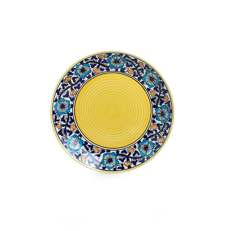 Indigo Garden Ceramic Dinner Plate - Set Of Two media 4